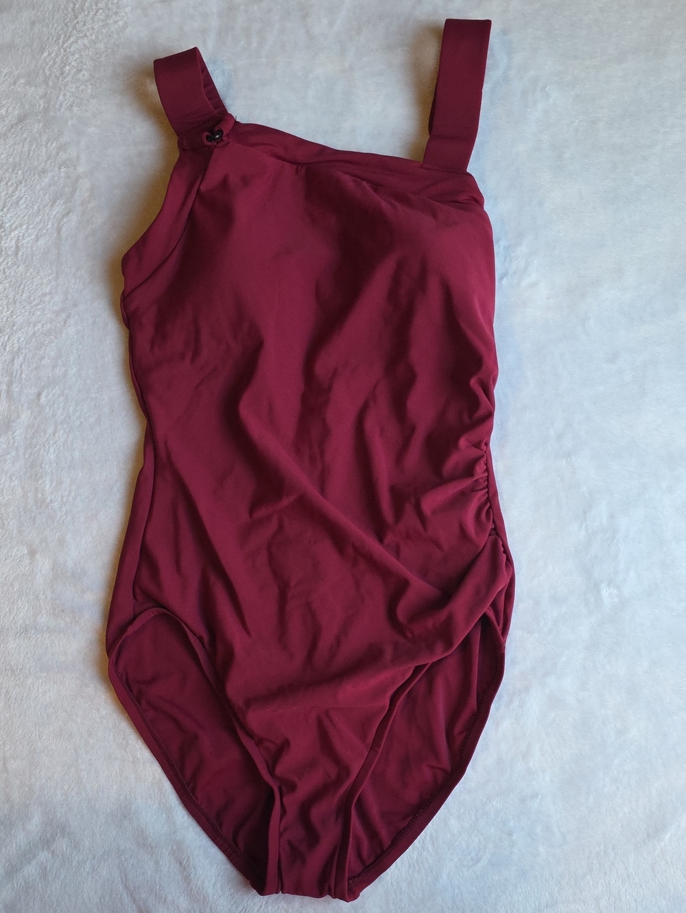 NWT Women's Aqua Green | Burgundy| One-piece Swimsuit